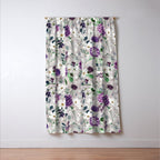 Lush lilac garden Window Curtain Gallery Image 3