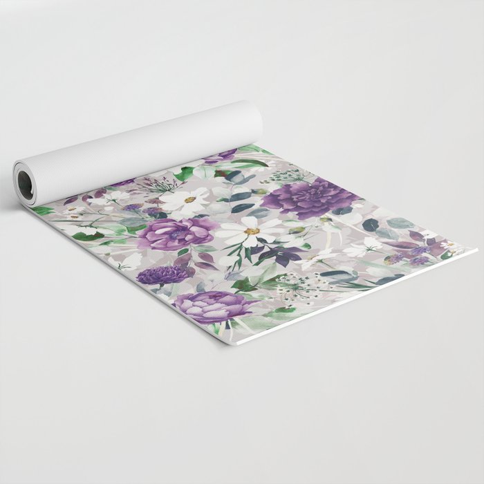 Lush lilac garden Yoga Mat Gallery Image 2