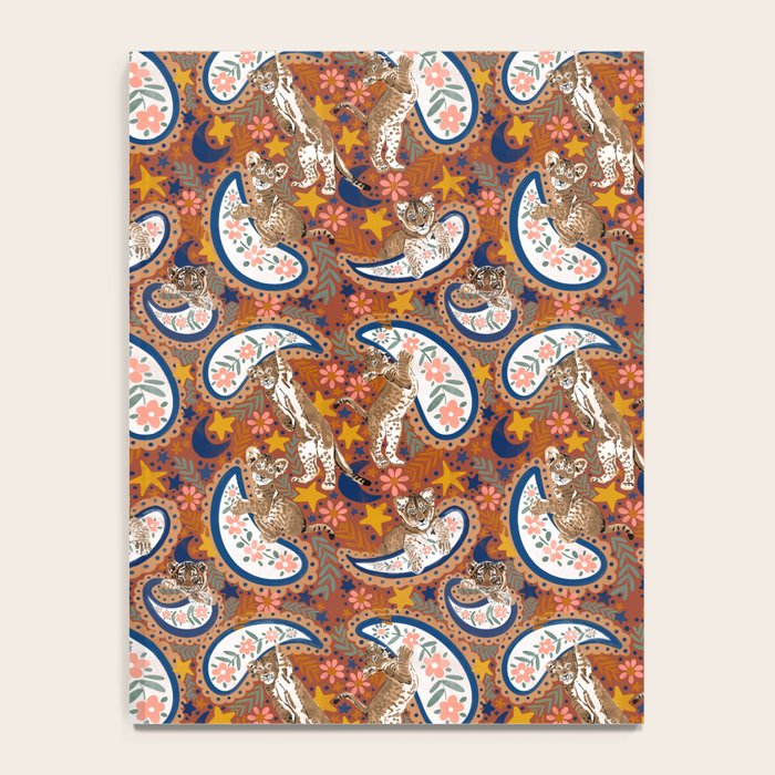 Celestial Sunset Leopard Cubs Notebook Gallery Image 4