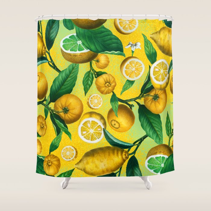 Citrus Ichangensis Shower Curtain Gallery Image 1