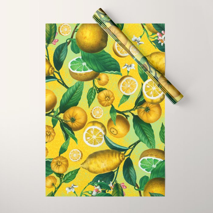 Citrus Ichangensis Wrapping Paper Gallery Image 1