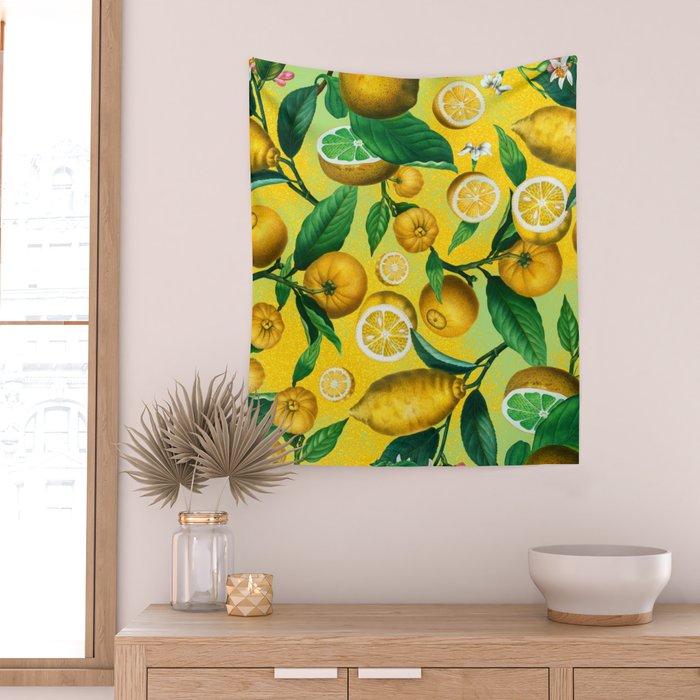 Citrus Ichangensis Wall Tapestry Gallery Image 2