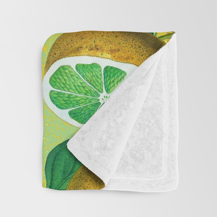Citrus Ichangensis Throw Blanket Gallery Image 3