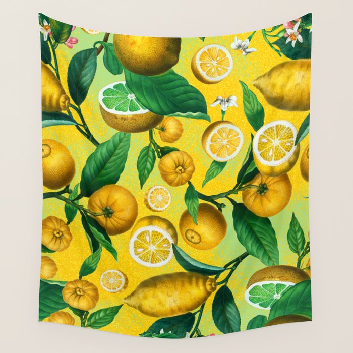 Citrus Ichangensis Wall Tapestry Gallery Image 4