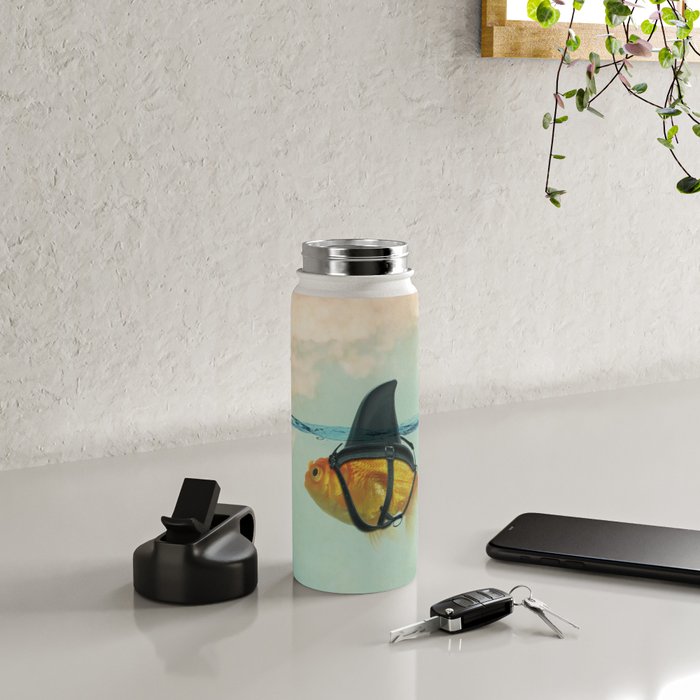 Brilliant DISGUISE - Goldfish with a Shark Fin Water Bottle Gallery Image 4