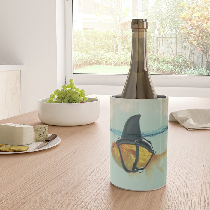 Brilliant DISGUISE - Goldfish with a Shark Fin Wine Chiller Gallery Image 4