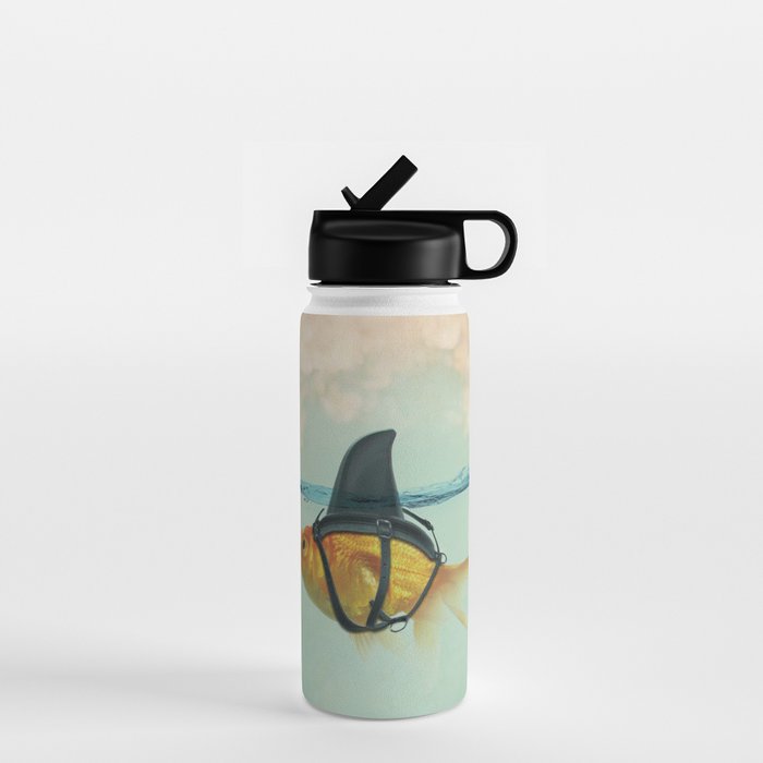 Brilliant DISGUISE - Goldfish with a Shark Fin Water Bottle Gallery Image 1