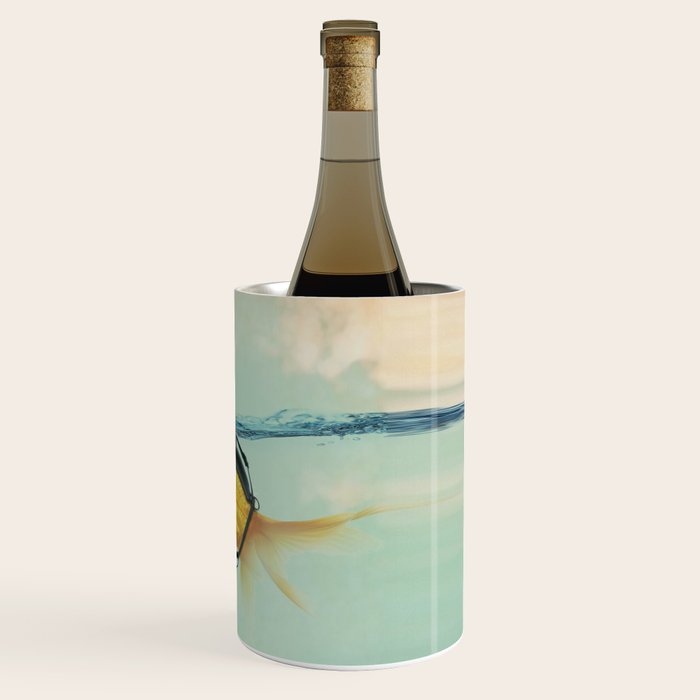 Brilliant DISGUISE - Goldfish with a Shark Fin Wine Chiller Gallery Image 3