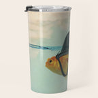Brilliant DISGUISE - Goldfish with a Shark Fin Travel Mug Gallery Image 3
