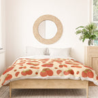 Hand Drawn Italian Roman Pomodori Tomato Classic Mediterranean Art Duvet Cover Gallery Image 3