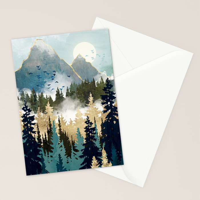 Misty Pines Stationery Card Gallery Image 2