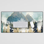 Misty Pines Desk Mat Gallery Image 1
