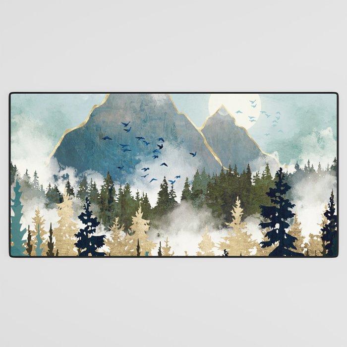 Misty Pines Desk Mat Gallery Image 3