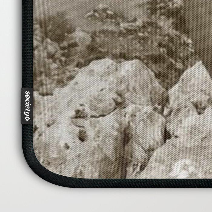 'Caino' Male Nude black and white photograph / black and white photography by Wilhem von Gloeden Laptop Sleeve Gallery Image 3