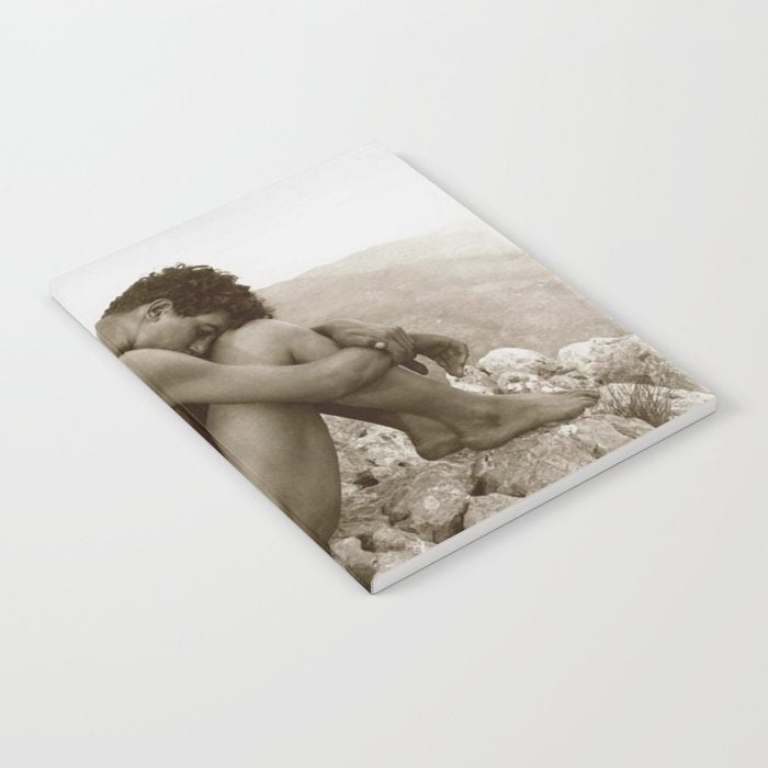 'Caino' Male Nude black and white photograph / black and white photography by Wilhem von Gloeden Notebook Gallery Image 2