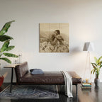 'Caino' Male Nude black and white photograph / black and white photography by Wilhem von Gloeden Wood Wall Art Gallery Image 2