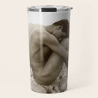 'Caino' Male Nude black and white photograph / black and white photography by Wilhem von Gloeden Travel Mug Gallery Image 1