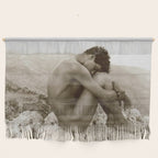 'Caino' Male Nude black and white photograph / black and white photography by Wilhem von Gloeden Wall Hanging Gallery Image 1