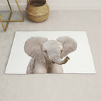 Baby Elephant, Safari Nursery Decor, Baby Animals Art Print by Synplus Rug Gallery Image 1