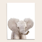 Baby Elephant, Safari Nursery Decor, Baby Animals Art Print by Synplus Notebook Gallery Image 4