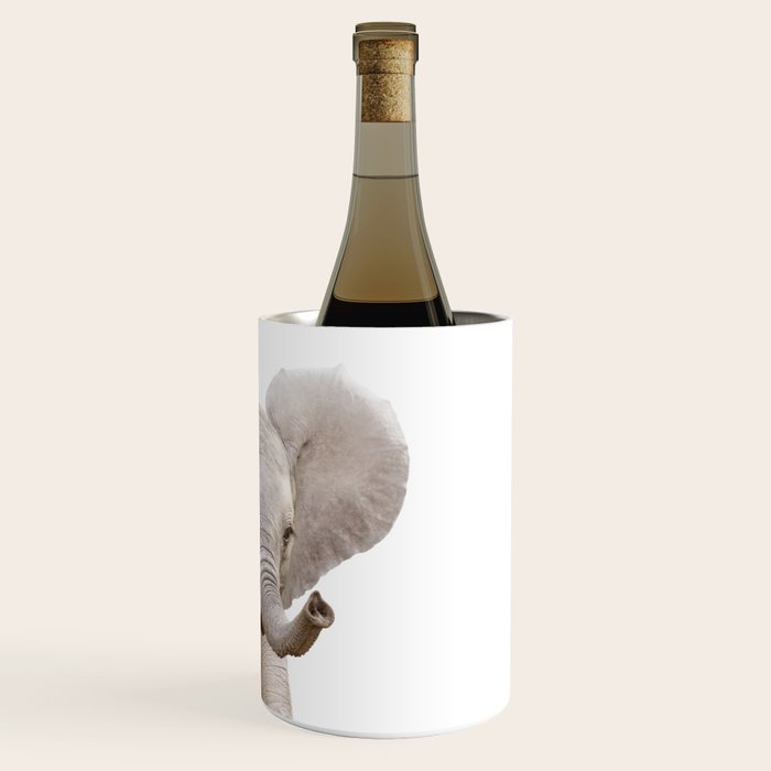Baby Elephant, Safari Nursery Decor, Baby Animals Art Print by Synplus Wine Chiller Gallery Image 3