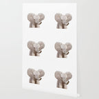 Baby Elephant, Safari Nursery Decor, Baby Animals Art Print by Synplus Wallpaper Gallery Image 2