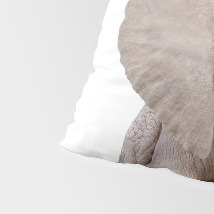 Baby Elephant, Safari Nursery Decor, Baby Animals Art Print by Synplus Pillow Sham Gallery Image 4