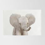 Baby Elephant, Safari Nursery Decor, Baby Animals Art Print by Synplus Rug Gallery Image 2