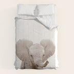 Baby Elephant, Safari Nursery Decor, Baby Animals Art Print by Synplus Comforter Gallery Image 6