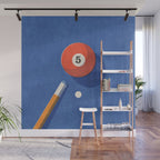 BALLS / Billiards - ball 5 I Wall Mural Gallery Image 1
