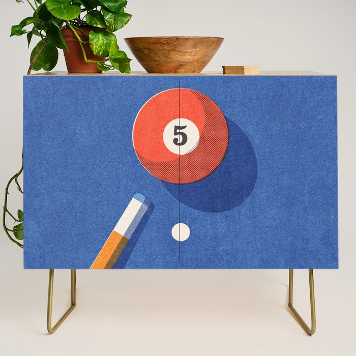 BALLS / Billiards - ball 5 I Credenza Gallery Image 1