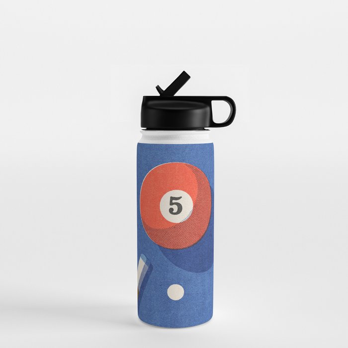 BALLS / Billiards - ball 5 I Water Bottle Gallery Image 1