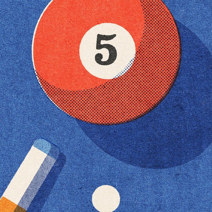 BALLS / Billiards - ball 5 I Coffee Mug Gallery Image 2