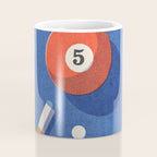 BALLS / Billiards - ball 5 I Coffee Mug Gallery Image 4