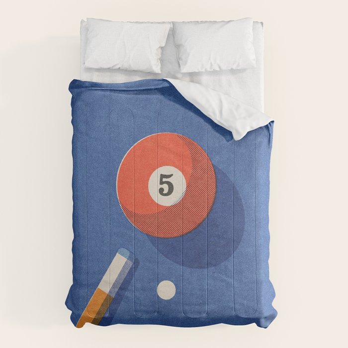 BALLS / Billiards - ball 5 I Comforter Gallery Image 6