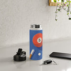 BALLS / Billiards - ball 5 I Water Bottle Gallery Image 4