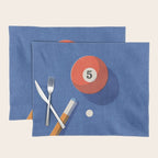 BALLS / Billiards - ball 5 I Placemat Gallery Image 1