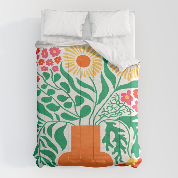 New York: Flower Market 01 | Botanica Edition Comforter Gallery Image 1