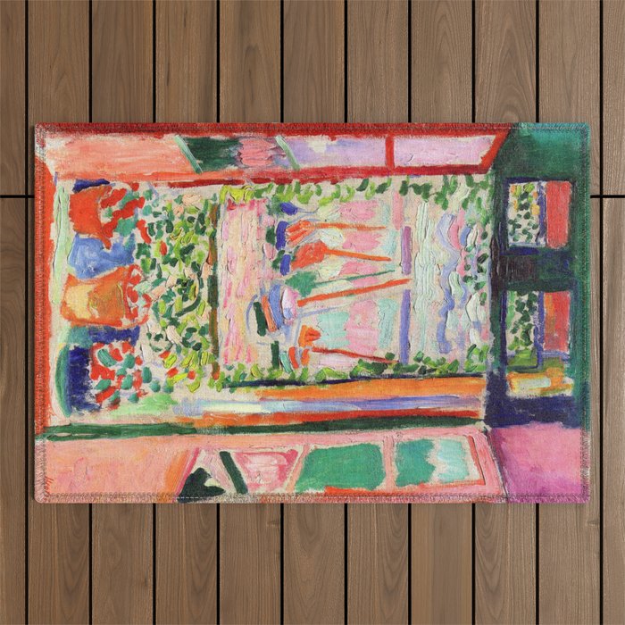 Henri Matisse The Open Window Outdoor Rug Gallery Image 1