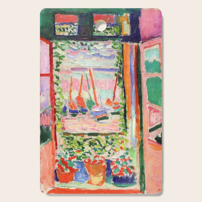 Henri Matisse The Open Window Cutting Board Gallery Image 1