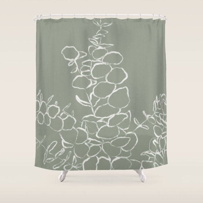 Eucalyptus Bunch Shower Curtain Gallery Image 1
