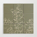 Eucalyptus Bunch Wood Wall Art Gallery Image 1