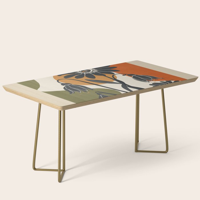 Modern Daisies in Contrast Coffee Table Gallery Image 2