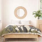 Modern Daisies in Contrast Duvet Cover Gallery Image 3
