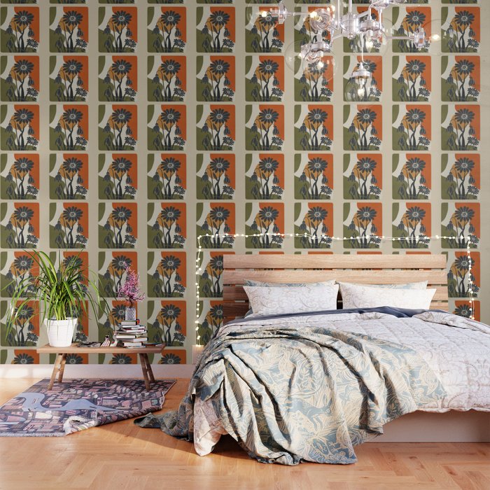 Modern Daisies in Contrast Wallpaper Gallery Image 3