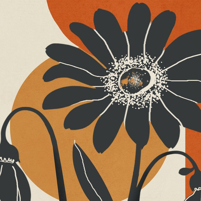 Modern Daisies in Contrast Coffee Mug Gallery Image 2