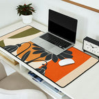 Modern Daisies in Contrast Desk Mat Gallery Image 2