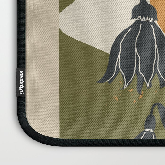 Modern Daisies in Contrast Laptop Sleeve Gallery Image 3