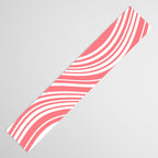 Wavy Stripes XXXII - Coral Pink Table Runner Gallery Image 3