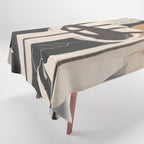 Modern Abstract Art Face 24 Tablecloth Gallery Image 1